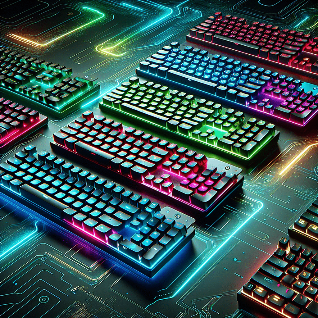 RGB gaming keyboards for novice players