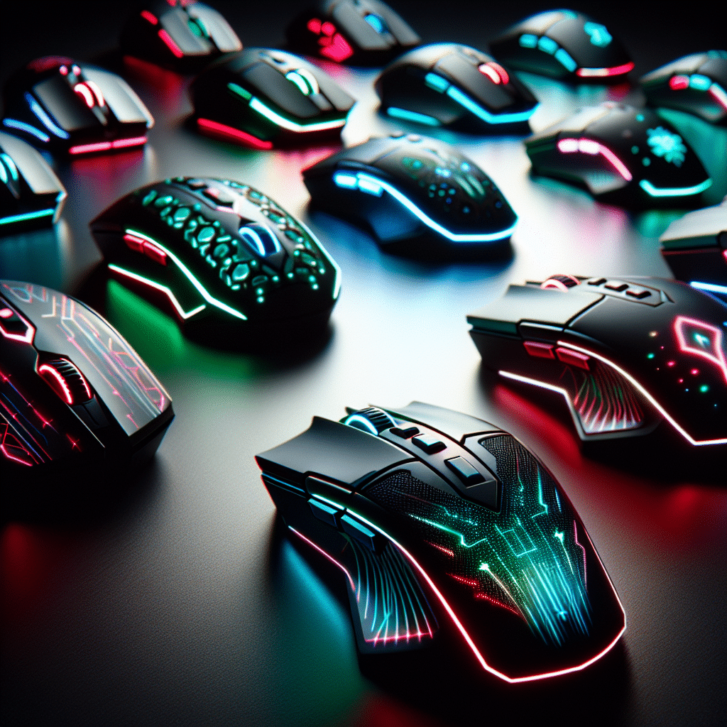 RGB lighting effects on gaming mice
