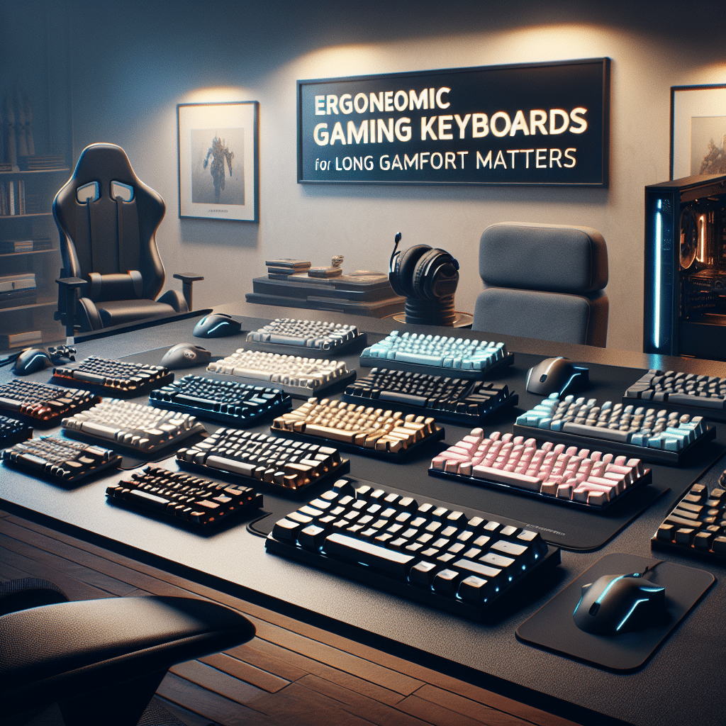 Ergonomic Gaming Keyboards for Long Gaming Sessions: Comfort Matters
